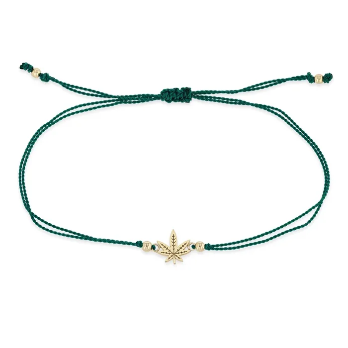14k Midi Bitty Mary Jane Cord Bracelet