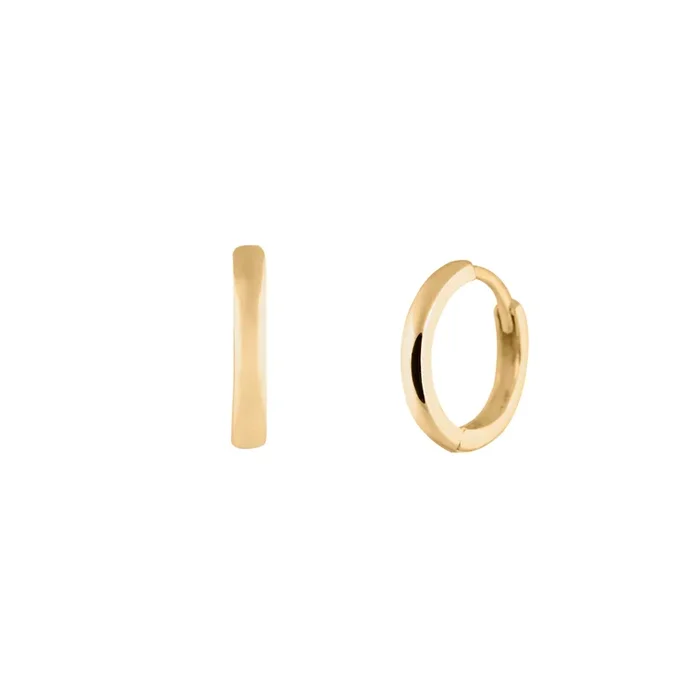 14k Mini Everyday Hoops