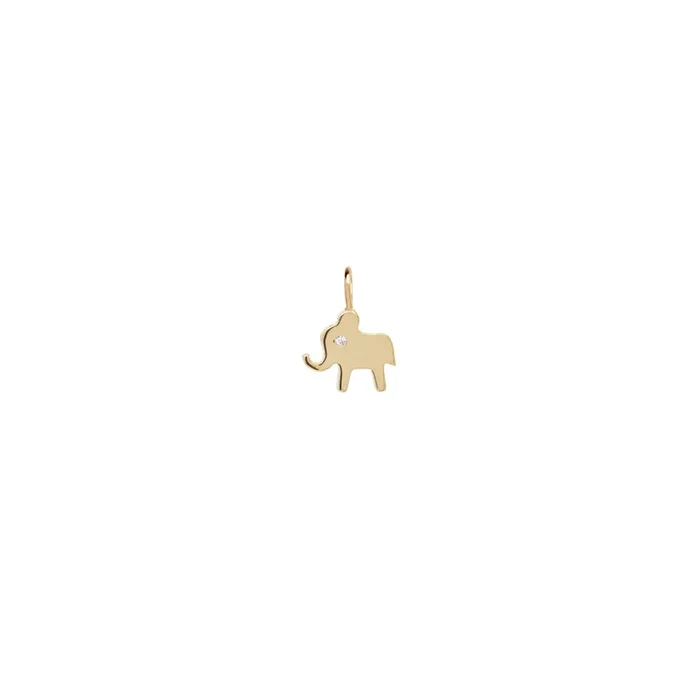 14k Single Elephant Charm – SALE