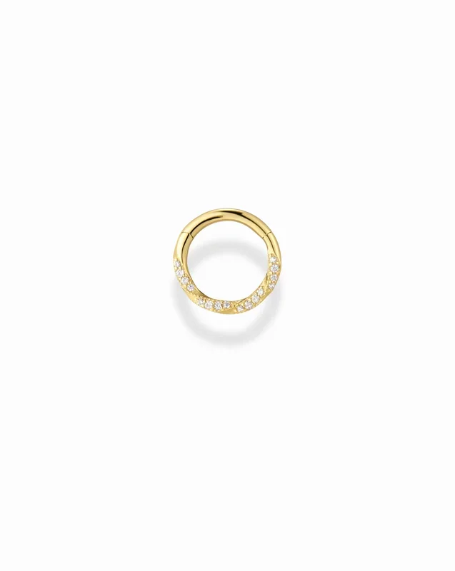 14k Stand by Me Hoop