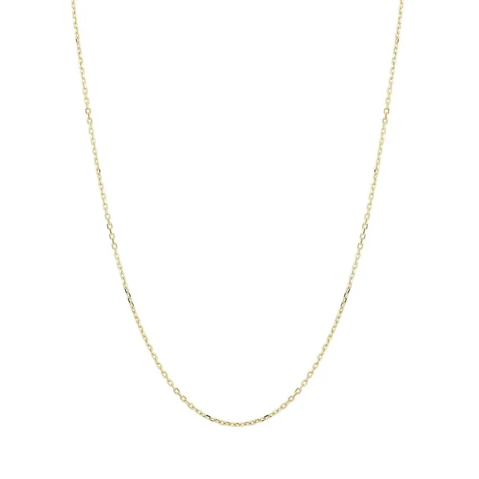 14K Yellow Gold Cable Chain Necklace