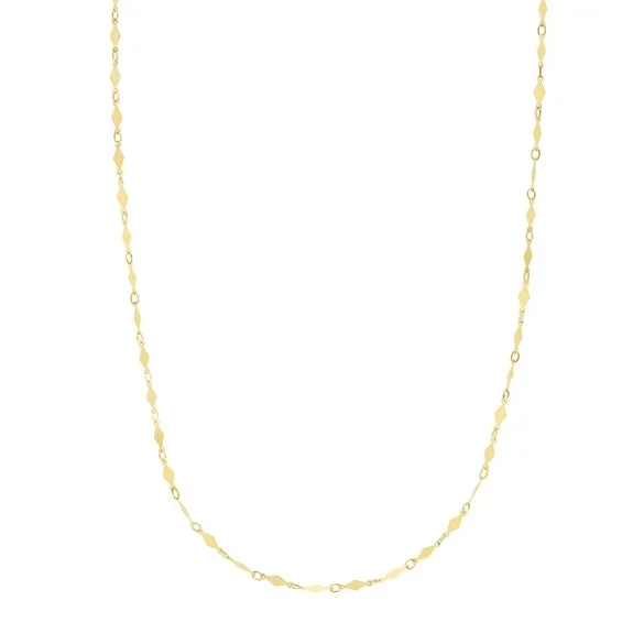 14KT Yellow Gold 18-inch 3MM Fancy Necklace