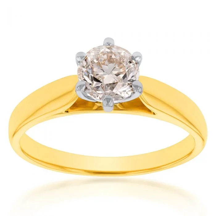 18ct 1.10 Carat Diamond Solitaire Ring