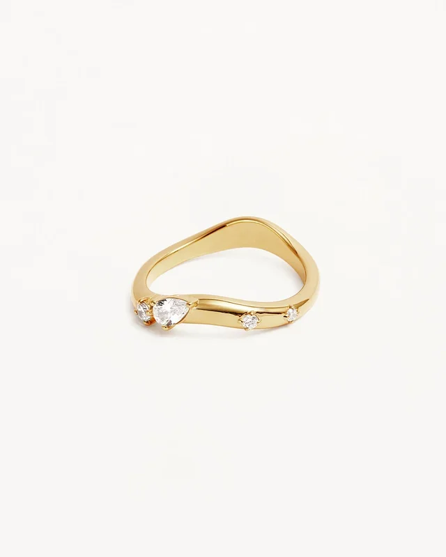 18k Gold Vermeil Chasing Tides Ring