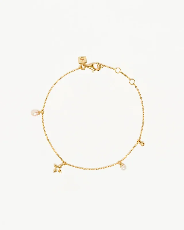 18k Gold Vermeil Live in Peace Bracelet