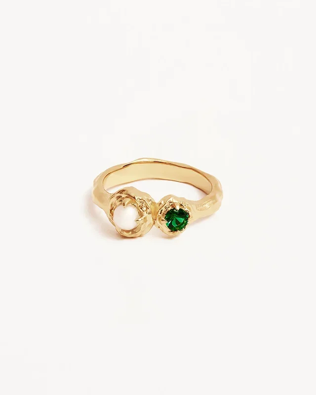 18k Gold Vermeil Moonlit Tides Ring