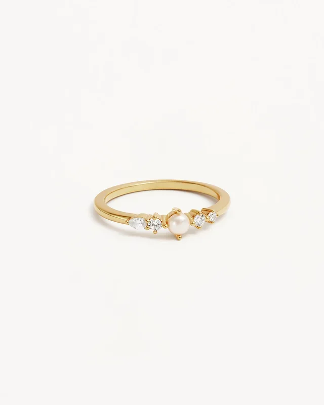 18k Gold Vermeil Sea Foam Ring