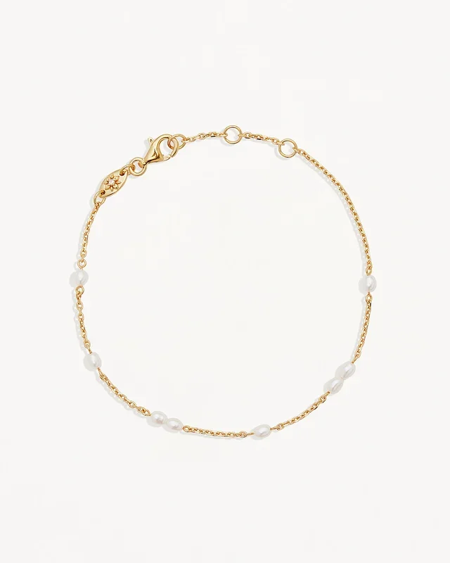 18k Gold Vermeil Serene Dreams Pearl Bracelet