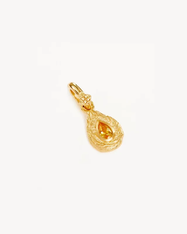 18k Gold Vermeil With Love Birthstone Annex Link Pendant – November