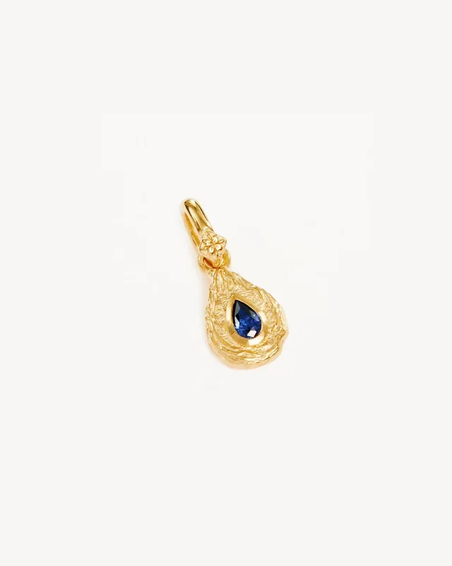 18k Gold Vermeil With Love Birthstone Annex Link Pendant – September