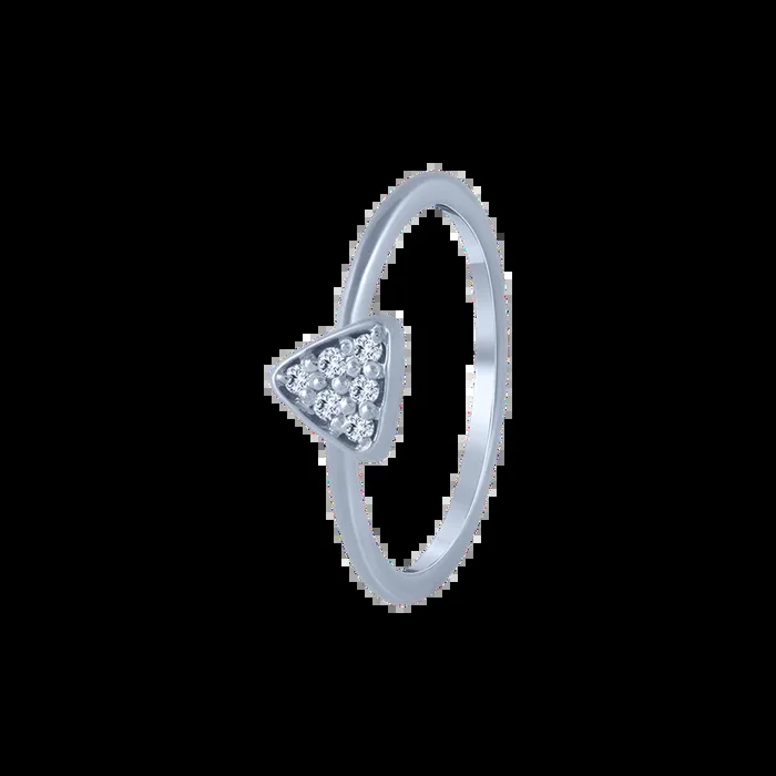 18KT (750) White Gold And Diamond Ring For Women