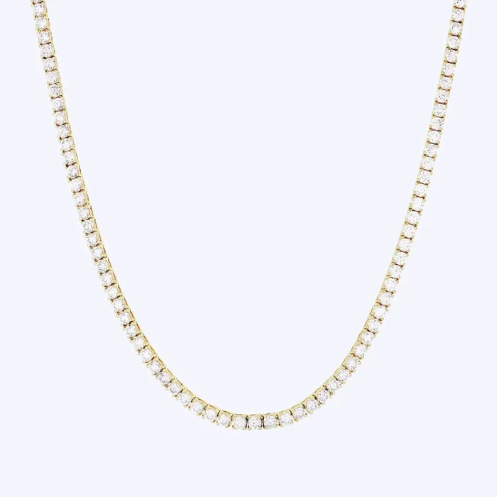 19.72ctw 22″ Lab-Grown Diamond Tennis Necklace