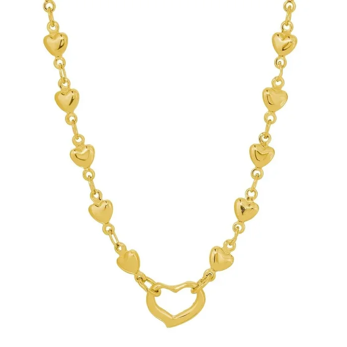 1928 Jewelry Heart Necklace 16″ + 3″ Extender