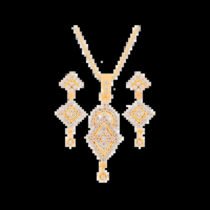 2.23Ct VVS/FG Diamond Pendant Set in 18K Gold