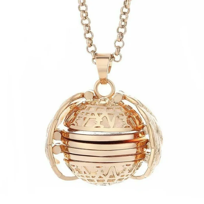 2019 Expanding Photo Locket Necklace Pendant Wings Gift Decoration Women Gold Silver Necklace Ornaments Torque Pend Jewelry Hot