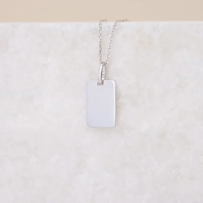 21x19mm silver medal pendant to engrave