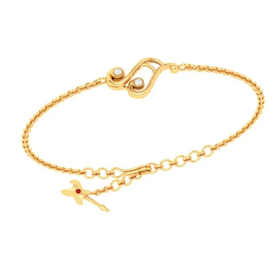 22KT Musical Note Gold Bracelet From Online Exclusive Collection