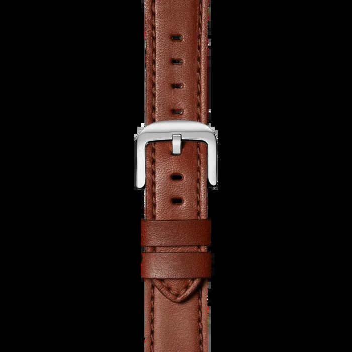 22mm Dark Cognac Leather Watch Strap – Dark Cognac