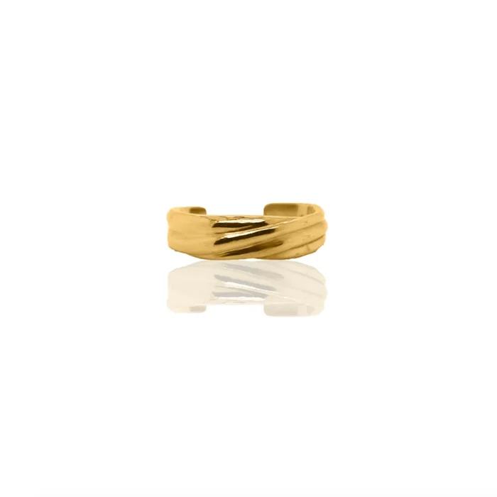 24Kt Gold Classic Intertwined Band