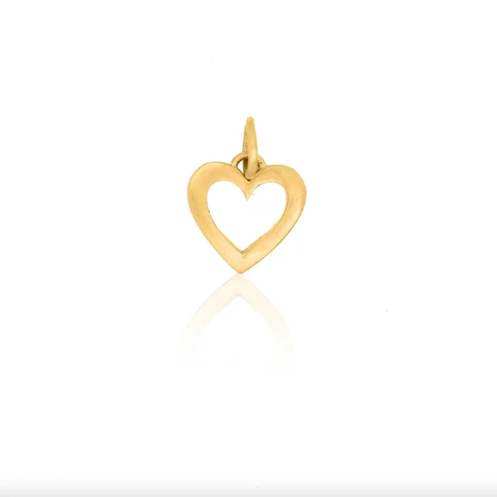 24Kt Gold Heart Charm
