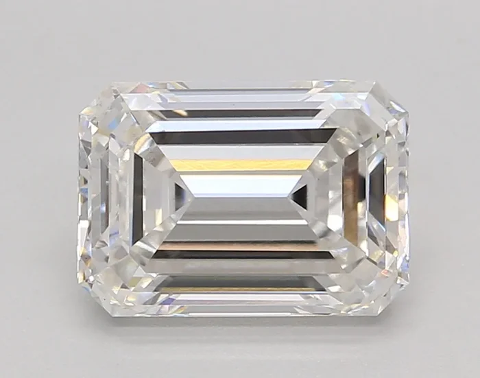 3.04 Carat Emerald Shaped, Ideal Cut, F Color, VS1 Clarity, IGI Certified Lab Grown Diamond