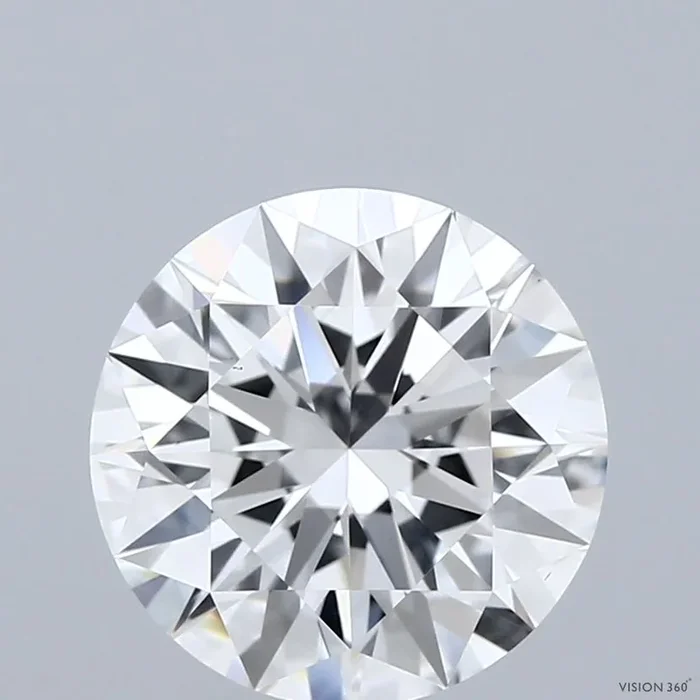3.26 Carat Round Shaped, Ideal Cut, D Color, VS1 Clarity, IGI Certified Lab Grown Diamond