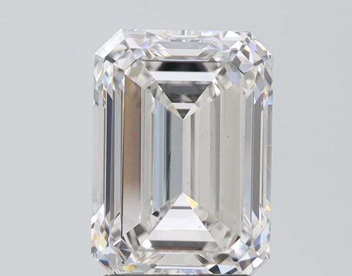 3.76 carat G-VS1 Emerald Cut Lab Grown Diamond