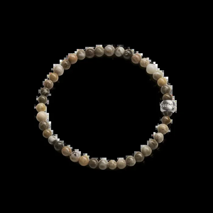4mm Beaded Petoskey Bracelet – Petoskey