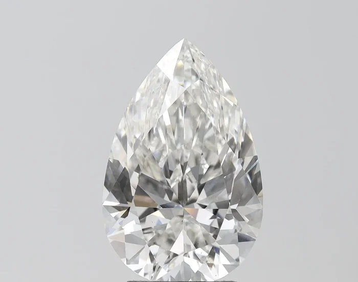 5.01 carat G-VS1 Pear Cut Lab Grown Diamond