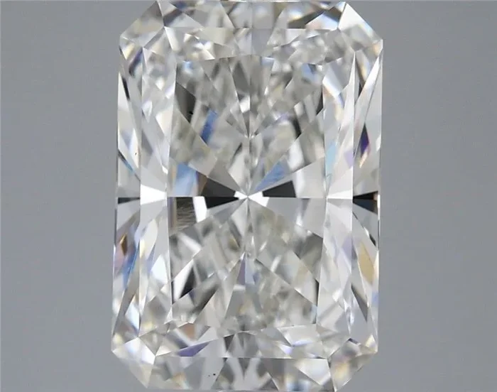 5.15 Carat Radiant Shaped, Excellent Cut, F Color, VS1 Clarity, IGI Certified Lab Grown Diamond