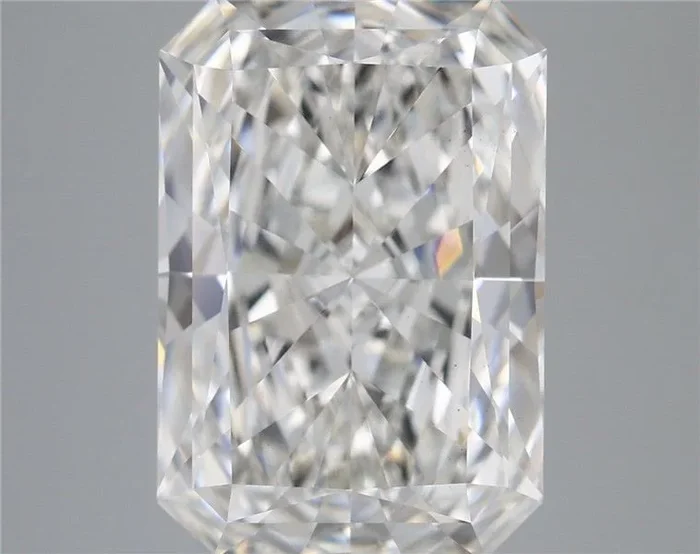 5.17 Carat Radiant Shaped, Excellent Cut, F Color, VS2 Clarity, IGI Certified Lab Grown Diamond