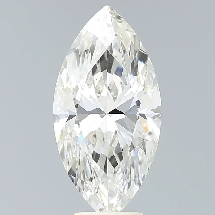 5.25 Carat Marquise Shaped, Very Good Cut, H Color, VS2 Clarity, IGI Certified Lab Grown Diamond