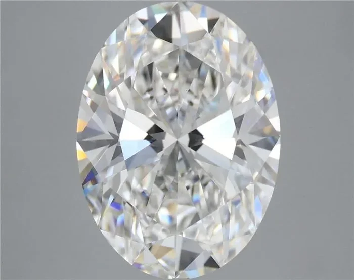 5.25 Carat Oval Shaped, Ideal Cut, F Color, VS1 Clarity, IGI Certified Lab Grown Diamond