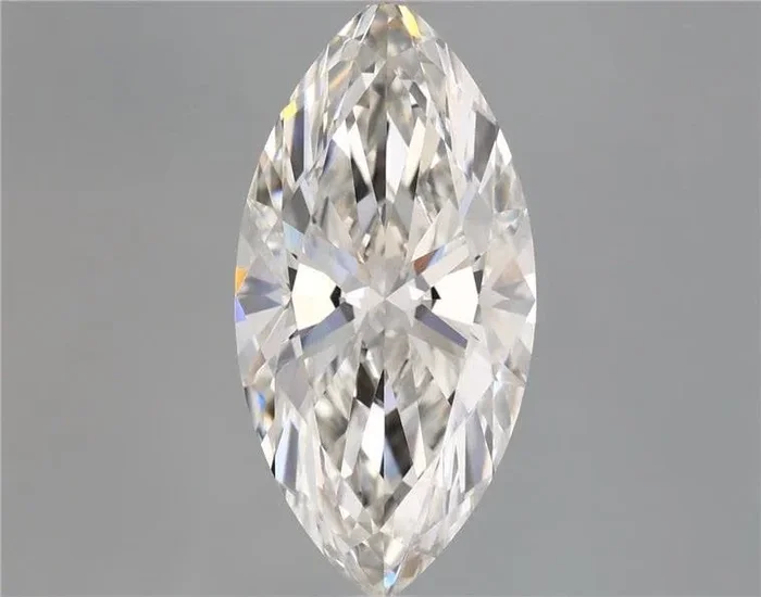 5.26 Carat Marquise Shaped, Ideal Cut, F Color, VS1 Clarity, IGI Certified Lab Grown Diamond