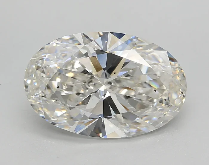 5.33 Carat Oval Shaped, Ideal Cut, G Color, VS2 Clarity, IGI Certified Lab Grown Diamond