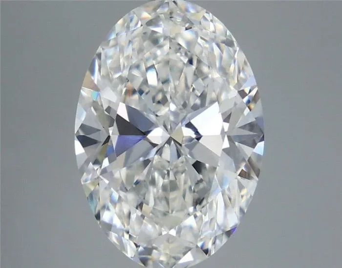 5.37 Carat Oval Shaped, Ideal Cut, F Color, VVS2 Clarity, IGI Certified Lab Grown Diamond