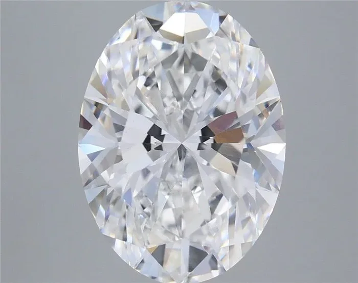 5.38 Carat Oval Shaped, Ideal Cut, E Color, VVS2 Clarity, IGI Certified Lab Grown Diamond