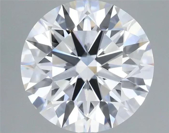 5.39 Carat Round Shaped, Ideal Cut, E Color, VVS2 Clarity, IGI Certified Lab Grown Diamond