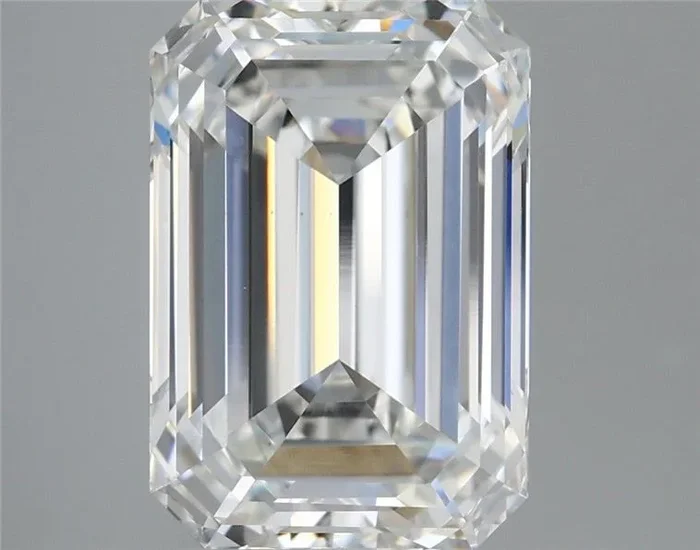 5.44 Carat Emerald Shaped, Ideal Cut, E Color, VS1 Clarity, IGI Certified Lab Grown Diamond