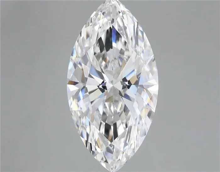5.48 Carat Marquise Shaped, Ideal Cut, E Color, VVS2 Clarity, IGI Certified Lab Grown Diamond