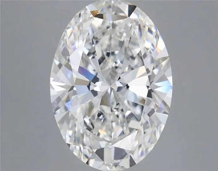 5.51 Carat Oval Shaped, Ideal Cut, E Color, VS2 Clarity, IGI Certified Lab Grown Diamond
