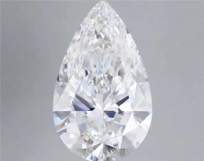 5.55 Carat Pear Shaped, Ideal Cut, E Color, VS1 Clarity, IGI Certified Lab Grown Diamond