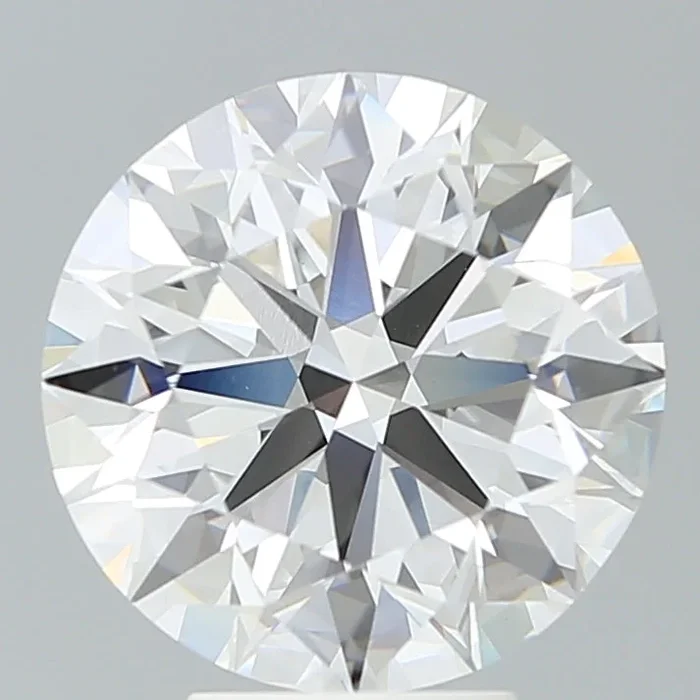 5.57 Carat Round Shaped, Ideal Cut, F Color, VS1 Clarity, IGI Certified Lab Grown Diamond