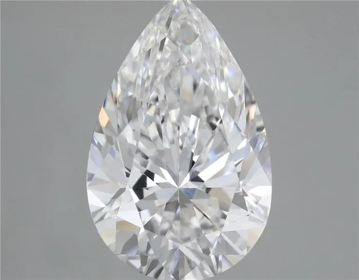 5.59 Carat Pear Shaped, Excellent Cut, E Color, VVS2 Clarity, IGI Certified Lab Grown Diamond
