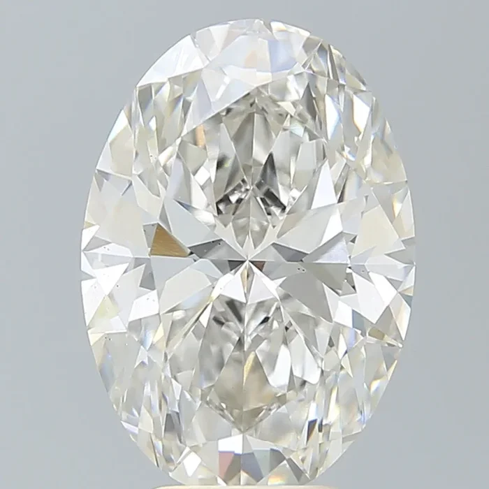 5.68 Carat Oval Shaped, Very Good Cut, H Color, VS2 Clarity, IGI Certified Lab Grown Diamond