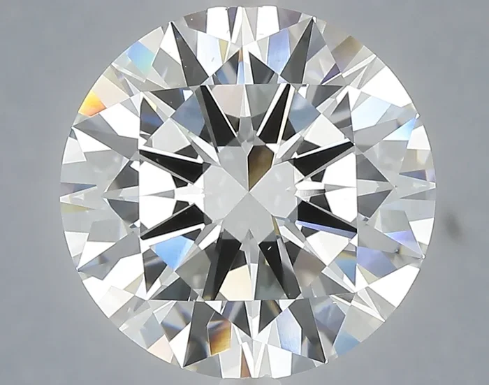 5.73 Carat Round Shaped, Excellent Cut, F Color, VS1 Clarity, IGI Certified Lab Grown Diamond