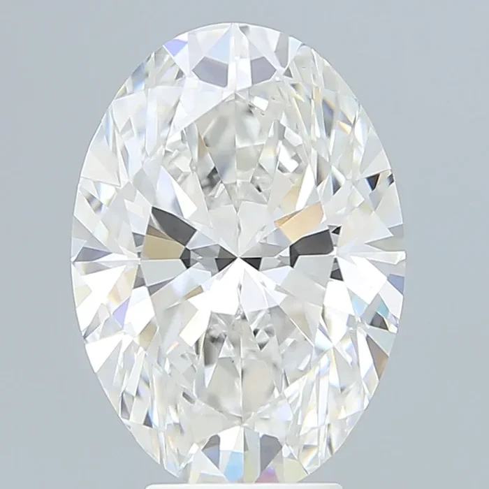 5.74 Carat Oval Shaped, Very Good Cut, F Color, VS1 Clarity, IGI Certified Lab Grown Diamond