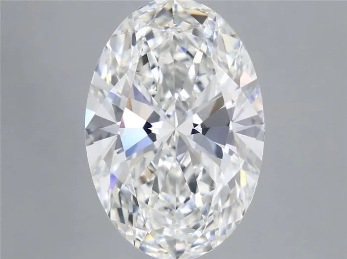 5.82 Carat Oval Shaped, Ideal Cut, F Color, VVS2 Clarity, IGI Certified Lab Grown Diamond