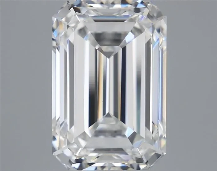 5.87 Carat Emerald Shaped, Ideal Cut, E Color, VS1 Clarity, IGI Certified Lab Grown Diamond