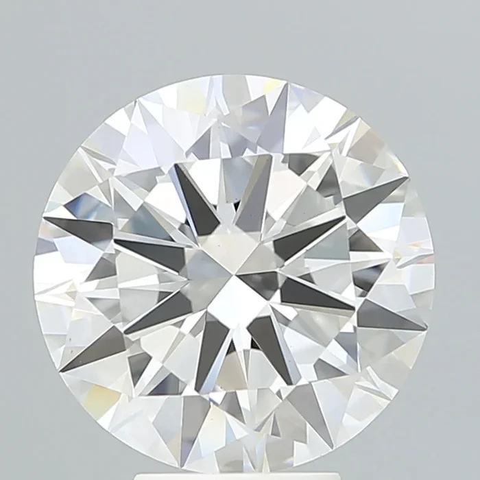 5.91 Carat Round Shaped, Excellent Cut, F Color, VS1 Clarity, IGI Certified Lab Grown Diamond
